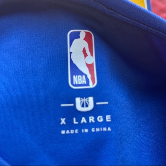 NBA Golden State Warriors Shirt Adult Extra Large XL Blue Curry #30 - Picture 4 of 6